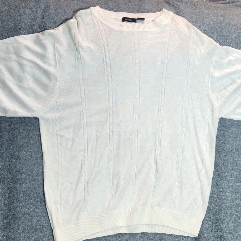 Men's Gachu XL Knit Short Sleeve Shirt